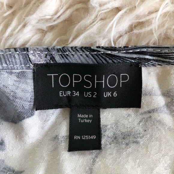 Topshop tropical floral top - Picture 5 of 6